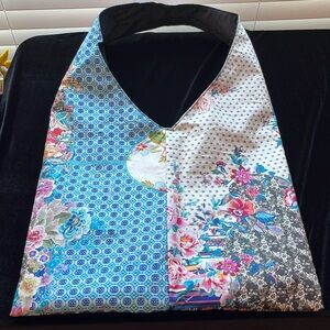 Johnny Was floral handmade bag